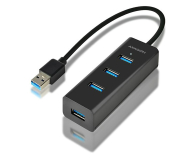 Hub USB Axagon HUE-S2B, 4x USB 5Gbps CHARGING hub, micro USB, USB-A 30cm